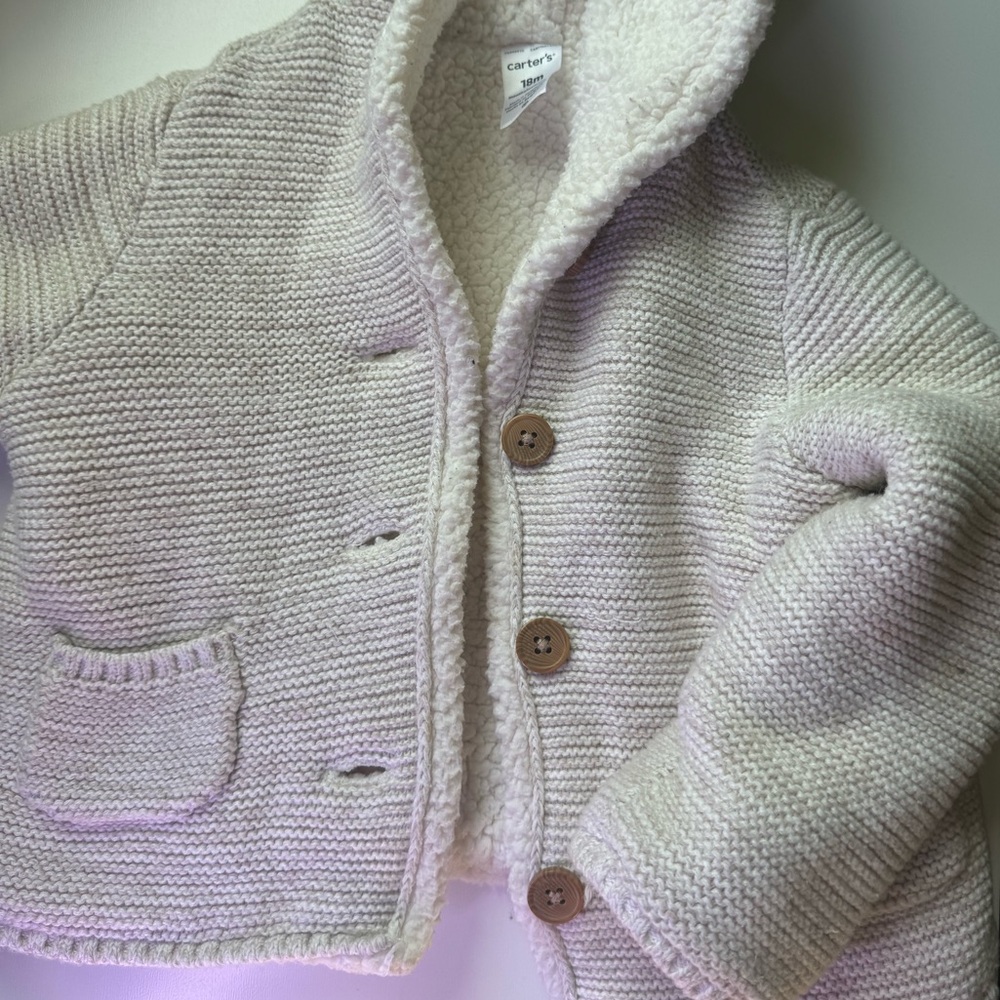 Carter’s baby Sherpa- lined hooded jacket